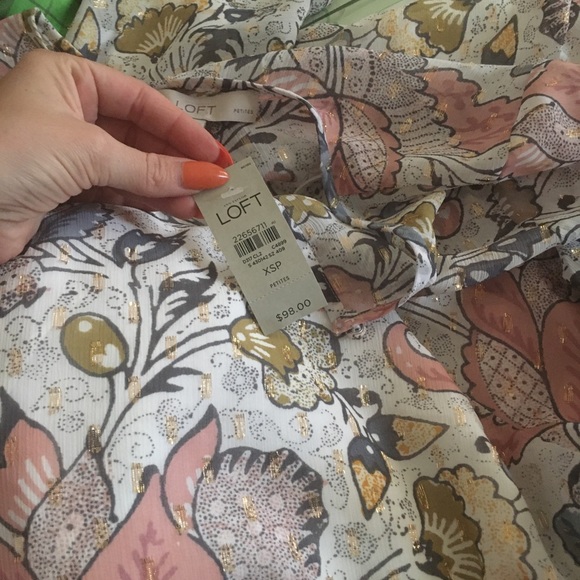 Ann Taylor Loft Floral Tunic - Picture 5 of 5